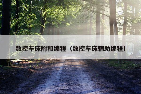 数控车床附和编程（数控车床辅助编程）