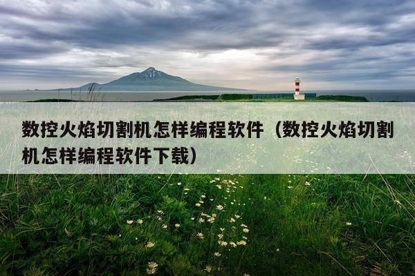 数控火焰切割机怎样编程软件（数控火焰切割机怎样编程软件下载）