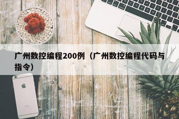 广州数控编程200例（广州数控编程代码与指令）
