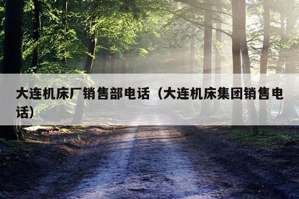 大连机床厂销售部电话（大连机床集团销售电话）