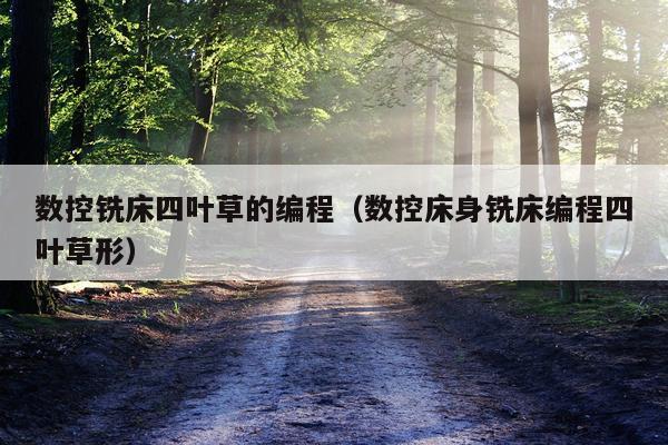 数控铣床四叶草的编程（数控床身铣床编程四叶草形）