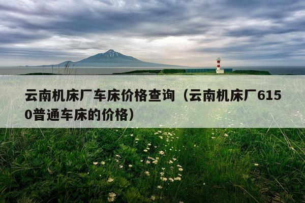 云南机床厂车床价格查询（云南机床厂6150普通车床的价格）
