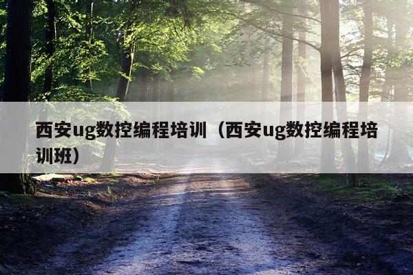 西安ug数控编程培训（西安ug数控编程培训班）