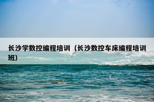 长沙学数控编程培训(长沙数控车床编程培训班)