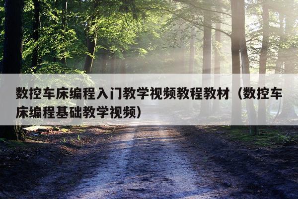 数控车床编程入门教学视频教程教材（数控车床编程基础教学视频）
