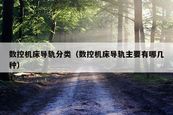 数控机床导轨分类（数控机床导轨主要有哪几种）