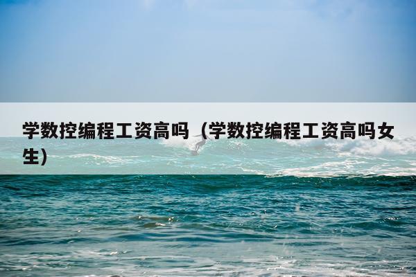 学数控编程工资高吗（学数控编程工资高吗女生）