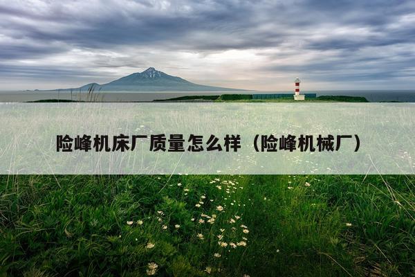 险峰机床厂质量怎么样（险峰机械厂）