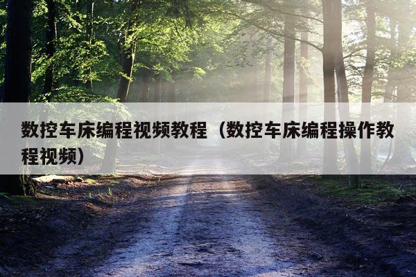 数控车床编程视频教程（数控车床编程操作教程视频）
