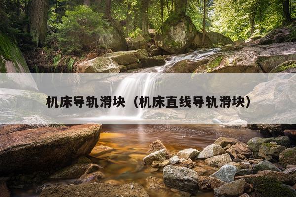 机床导轨滑块（机床直线导轨滑块）