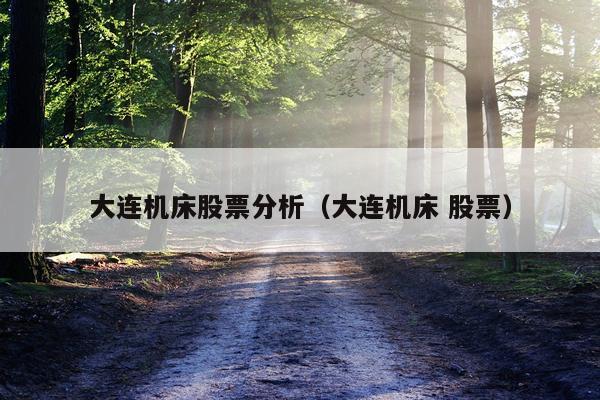大连机床股票分析(大连机床 股票)