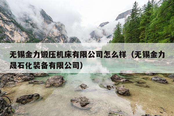 无锡金力锻压机床有限公司怎么样（无锡金力晟石化装备有限公司）