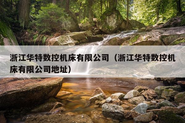 浙江华特数控机床有限公司（浙江华特数控机床有限公司地址）