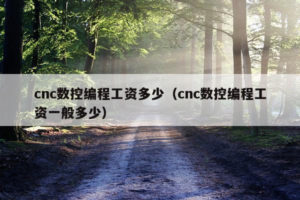 cnc数控编程工资多少（cnc数控编程工资一般多少）