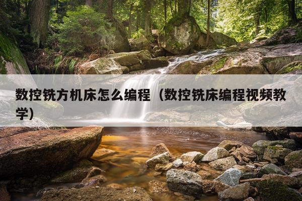 数控铣方机床怎么编程（数控铣床编程视频教学）