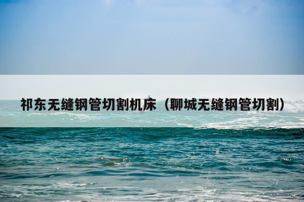 祁东无缝钢管切割机床(聊城无缝钢管切割)