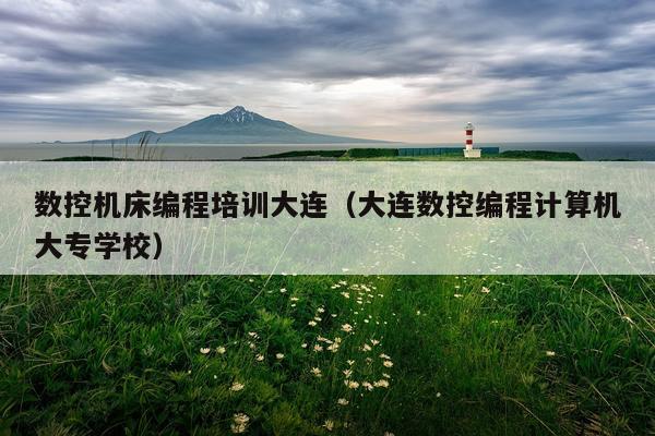 数控机床编程培训大连（大连数控编程计算机大专学校）