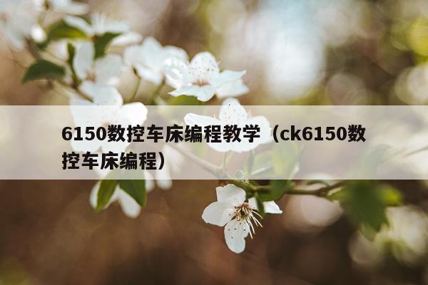 6150数控车床编程教学(ck6150数控车床编程)