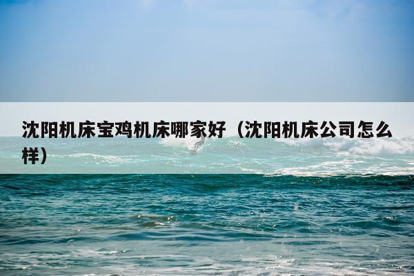 沈阳机床宝鸡机床哪家好（沈阳机床公司怎么样）