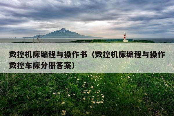 数控机床编程与操作书(数控机床编程与操作数控车床分册答案)