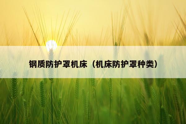钢质防护罩机床（机床防护罩种类）