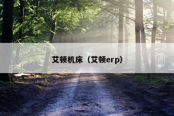 艾顿机床（艾顿erp）