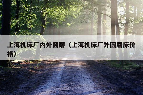 上海机床厂内外圆磨（上海机床厂外圆磨床价格）