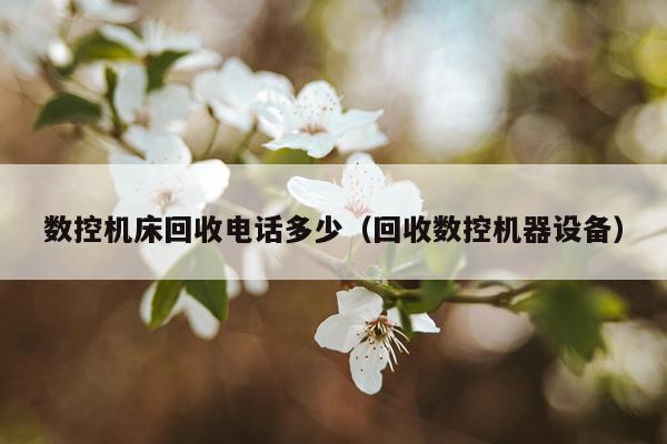 数控机床回收电话多少（回收数控机器设备）
