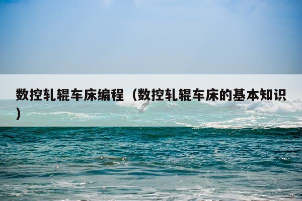 数控轧辊车床编程（数控轧辊车床的基本知识）