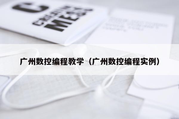 广州数控编程教学（广州数控编程实例）