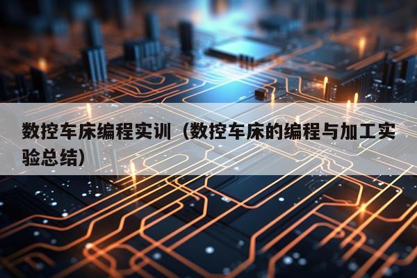 数控车床编程实训（数控车床的编程与加工实验总结）