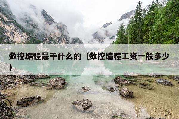 数控编程是干什么的（数控编程工资一般多少）