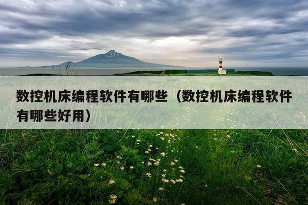 数控机床编程软件有哪些(数控机床编程软件有哪些好用)