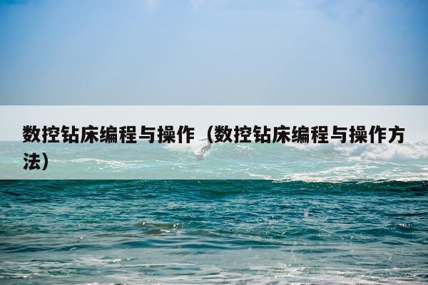 数控钻床编程与操作(数控钻床编程与操作方法)