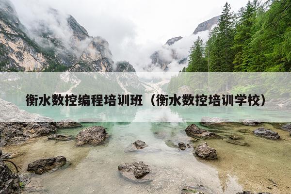衡水数控编程培训班（衡水数控培训学校）