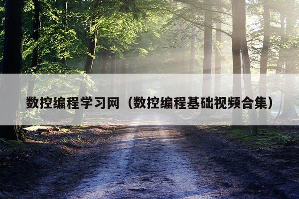 数控编程学习网（数控编程基础视频合集）