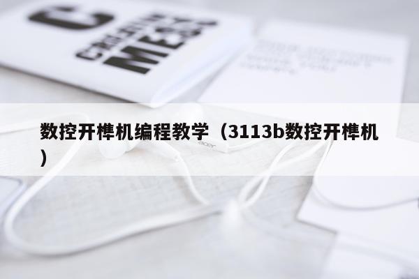 数控开榫机编程教学（3113b数控开榫机）