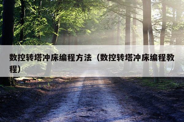 数控转塔冲床编程方法（数控转塔冲床编程教程）