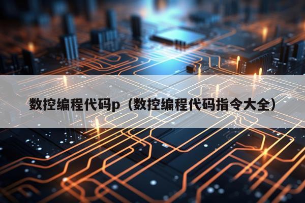 数控编程代码p(数控编程代码指令大全)