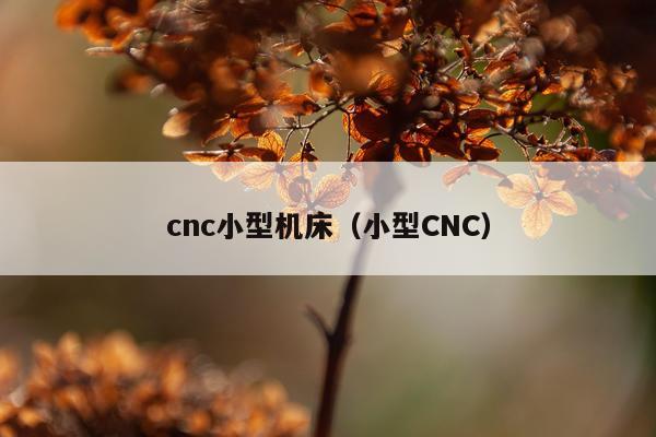 cnc小型机床（小型CNC）
