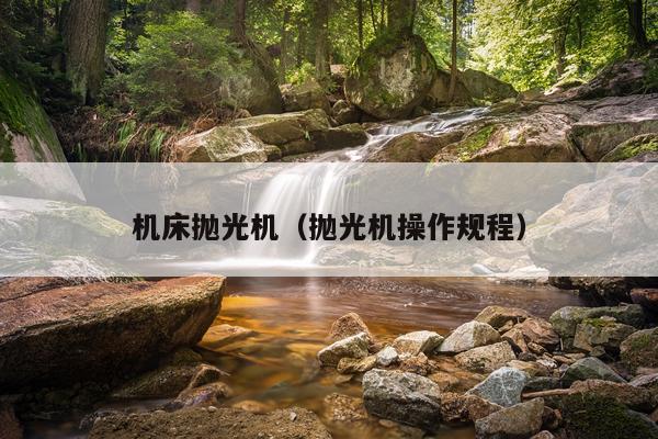 机床抛光机（抛光机操作规程）