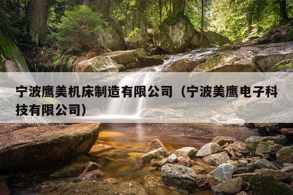 宁波鹰美机床制造有限公司（宁波美鹰电子科技有限公司）