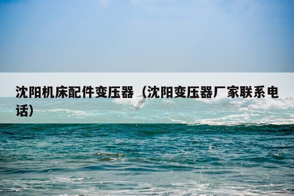 沈阳机床配件变压器（沈阳变压器厂家联系电话）