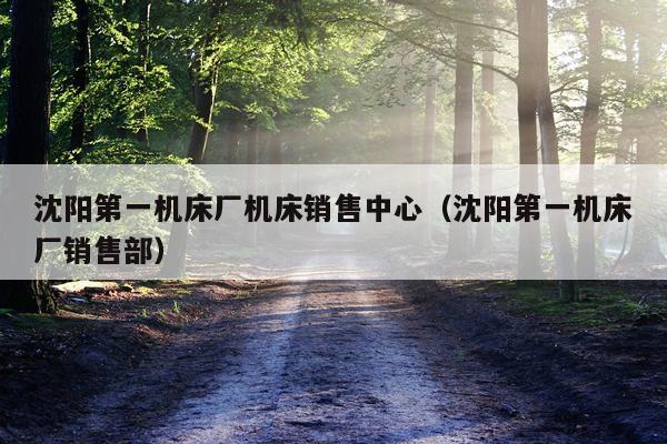 沈阳第一机床厂机床销售中心（沈阳第一机床厂销售部）