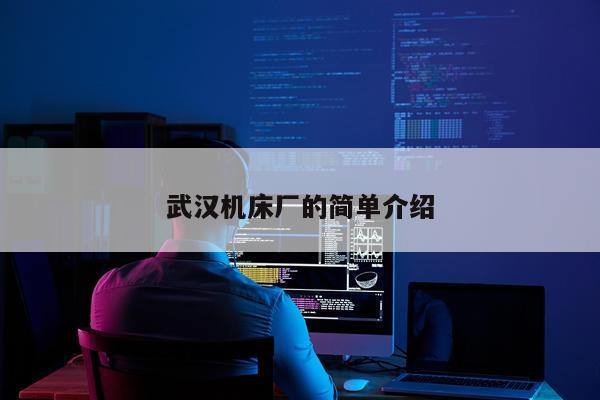 武汉机床厂的简单介绍