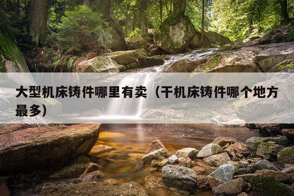 大型机床铸件哪里有卖(干机床铸件哪个地方最多)