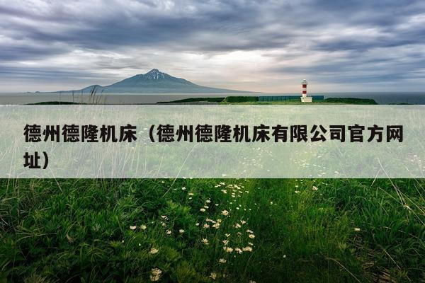 德州德隆机床（德州德隆机床有限公司官方网址）