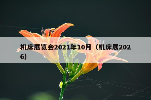 机床展览会2021年10月（机床展2026）