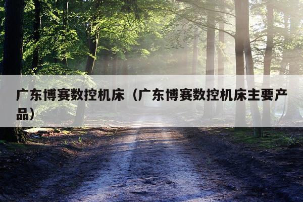 广东博赛数控机床（广东博赛数控机床主要产品）