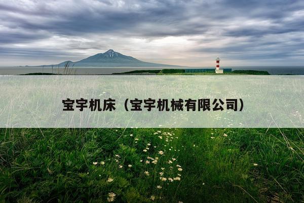 宝宇机床（宝宇机械有限公司）